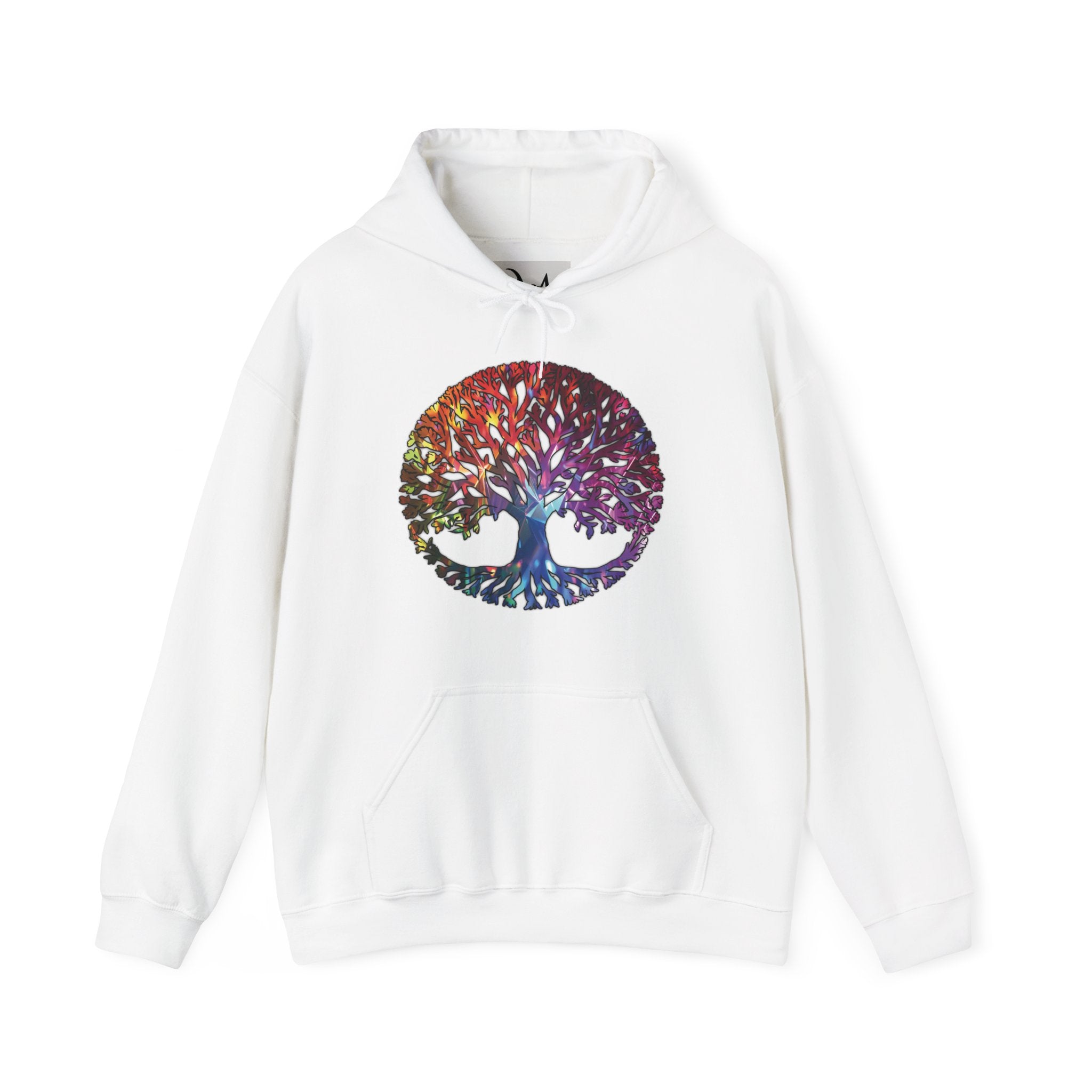 Unapologetically Neurodivergent Hoodie-Holographic Crystal Tree Design, Bold Identity Statement