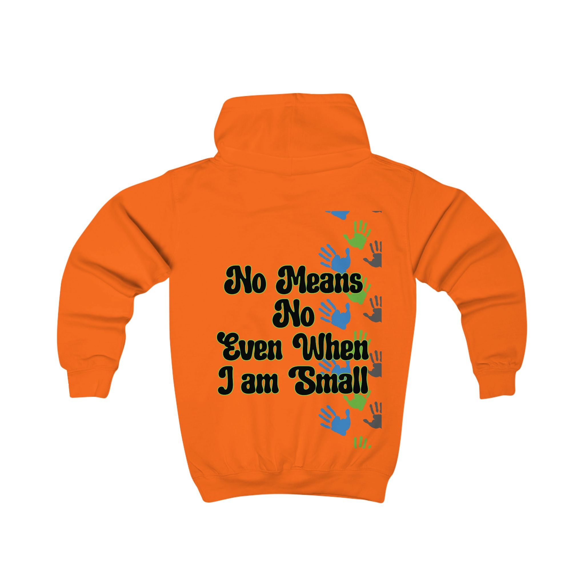 Children’s Boundary Awareness Hoodie – No Means No