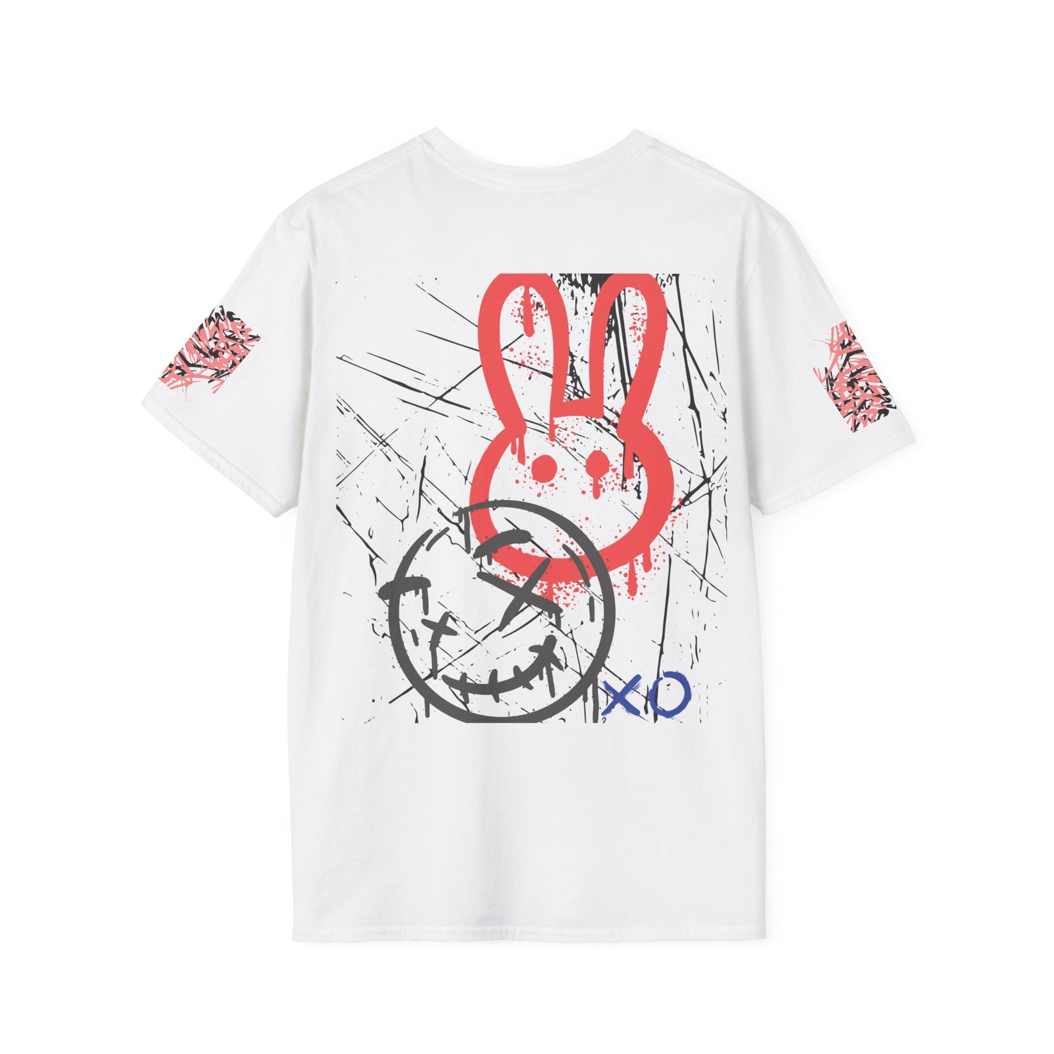 Graffiti Quote Tee – Bold Monochrome