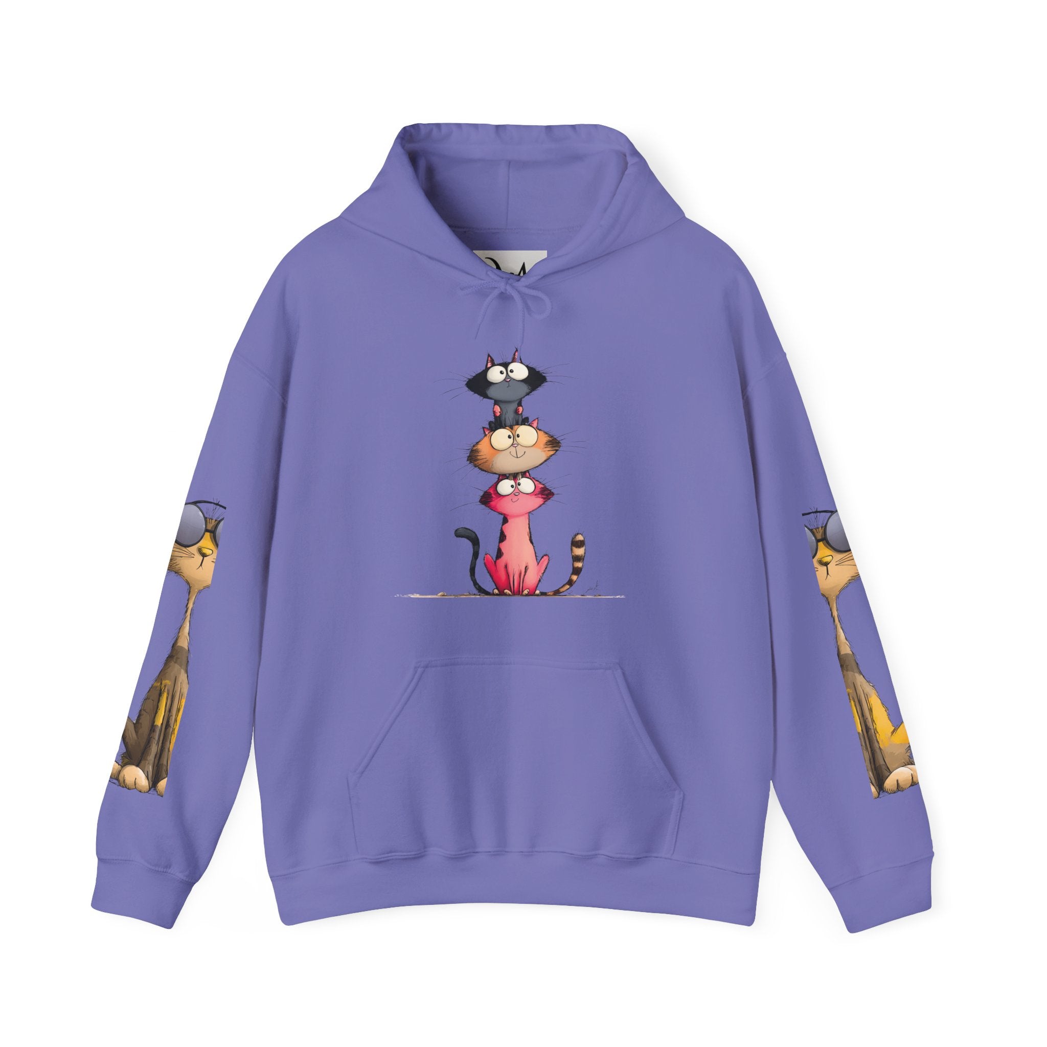 Respect My Wiring Hoodie-Cat Graphic Sweatshirt