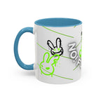 No! Full Stop Mug – Neon Graffiti Bear