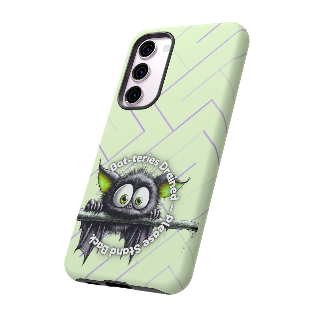 Bat-teries Drained Phone Case – Quirky Bat