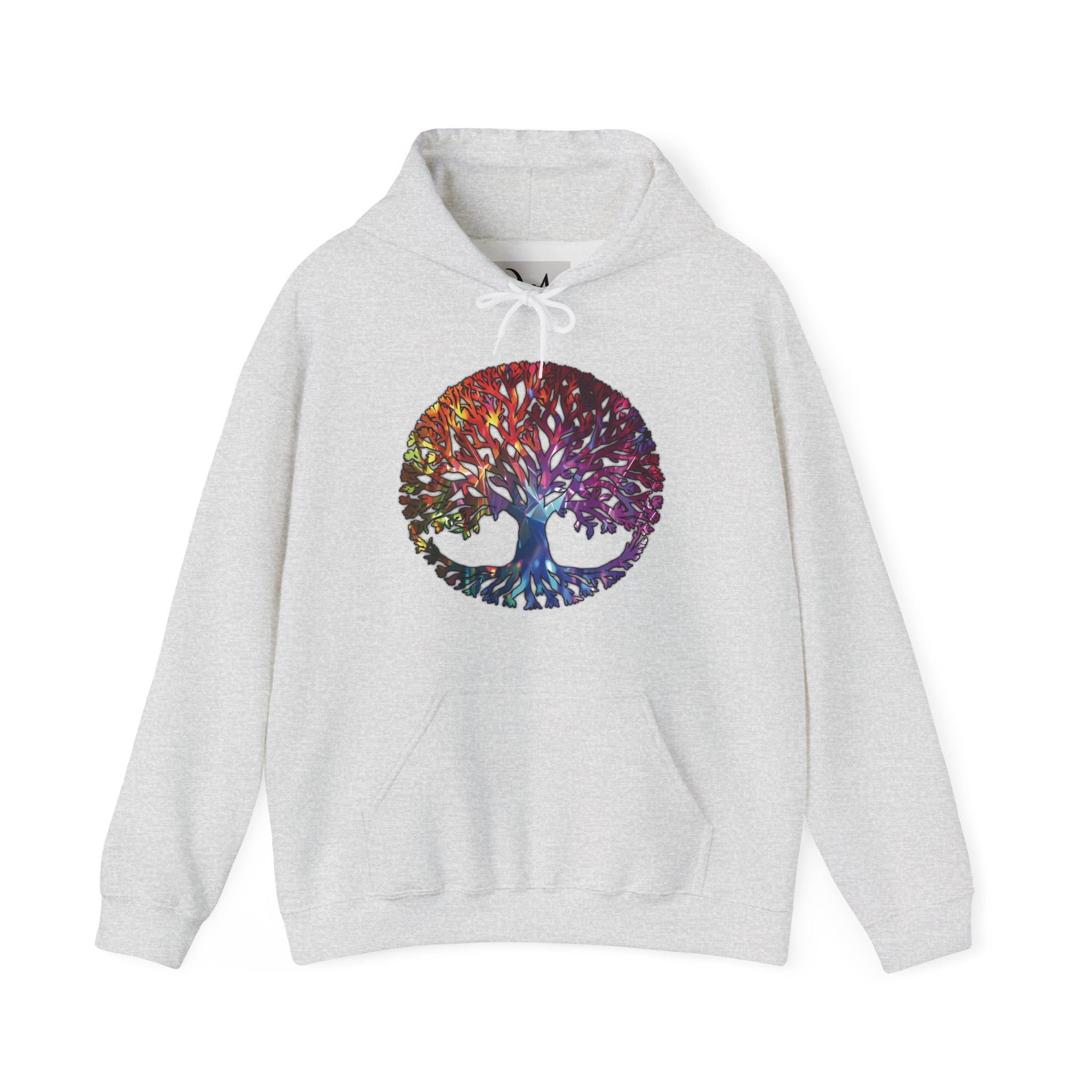 Unapologetically Neurodivergent Hoodie-Holographic Crystal Tree Design, Bold Identity Statement