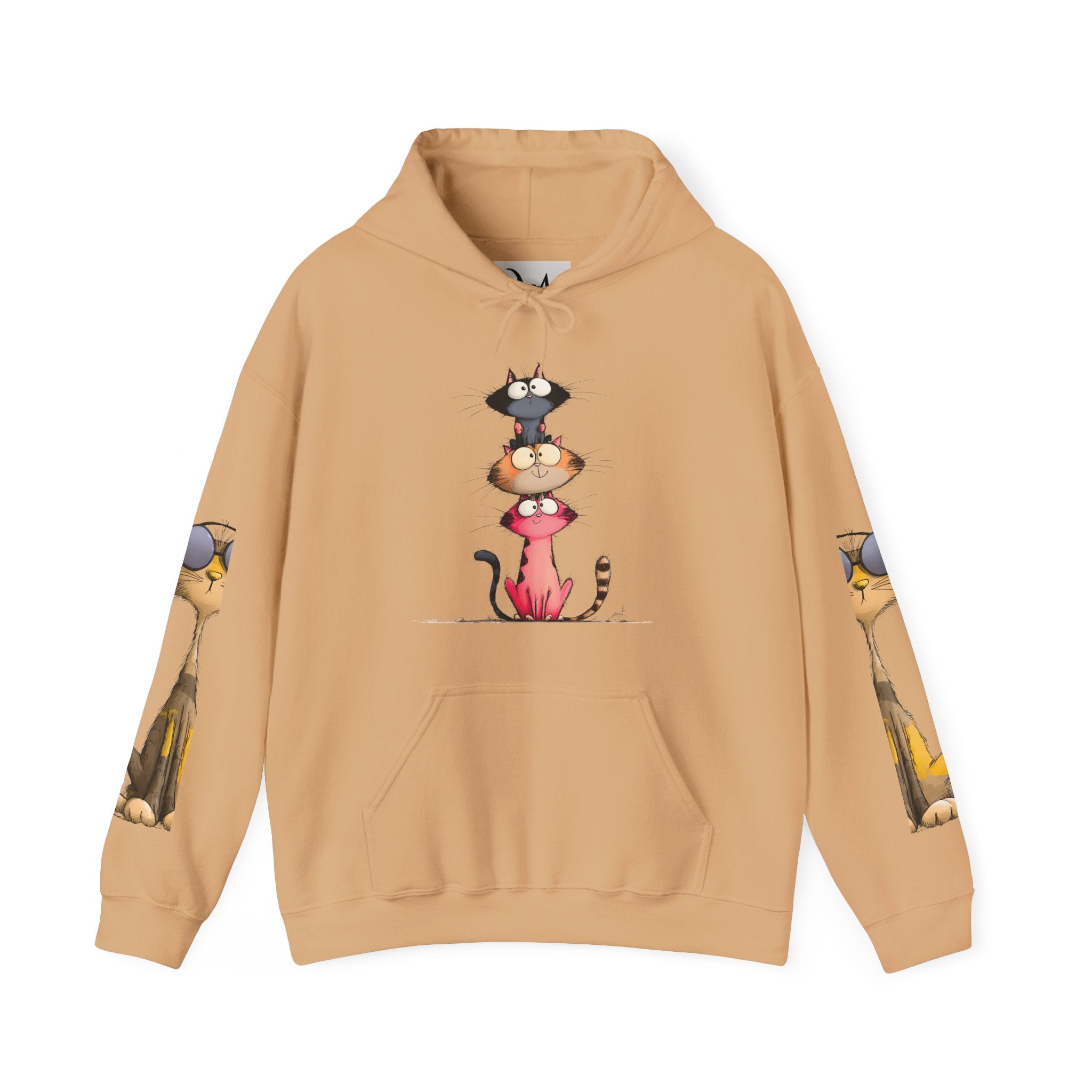 Respect My Wiring Hoodie-Cat Graphic Sweatshirt