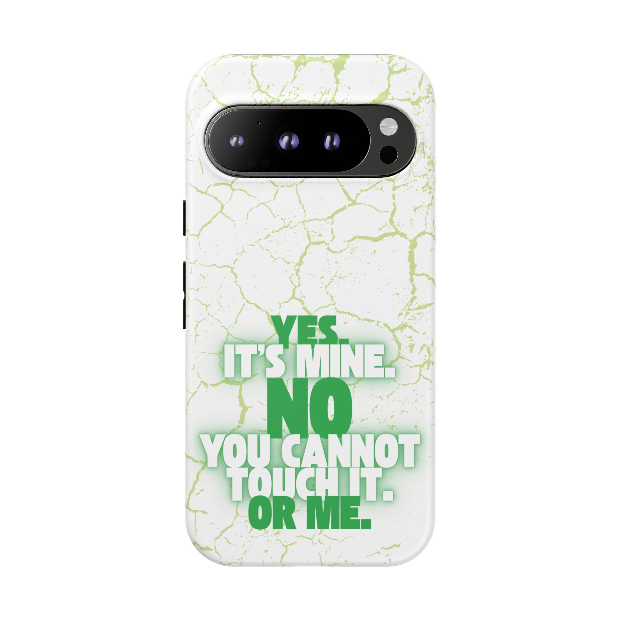 Sassy Quote Marble Crack Phone Case
