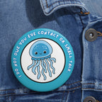 Autism Awareness Pin Badge – Jellyfish Design (3in)