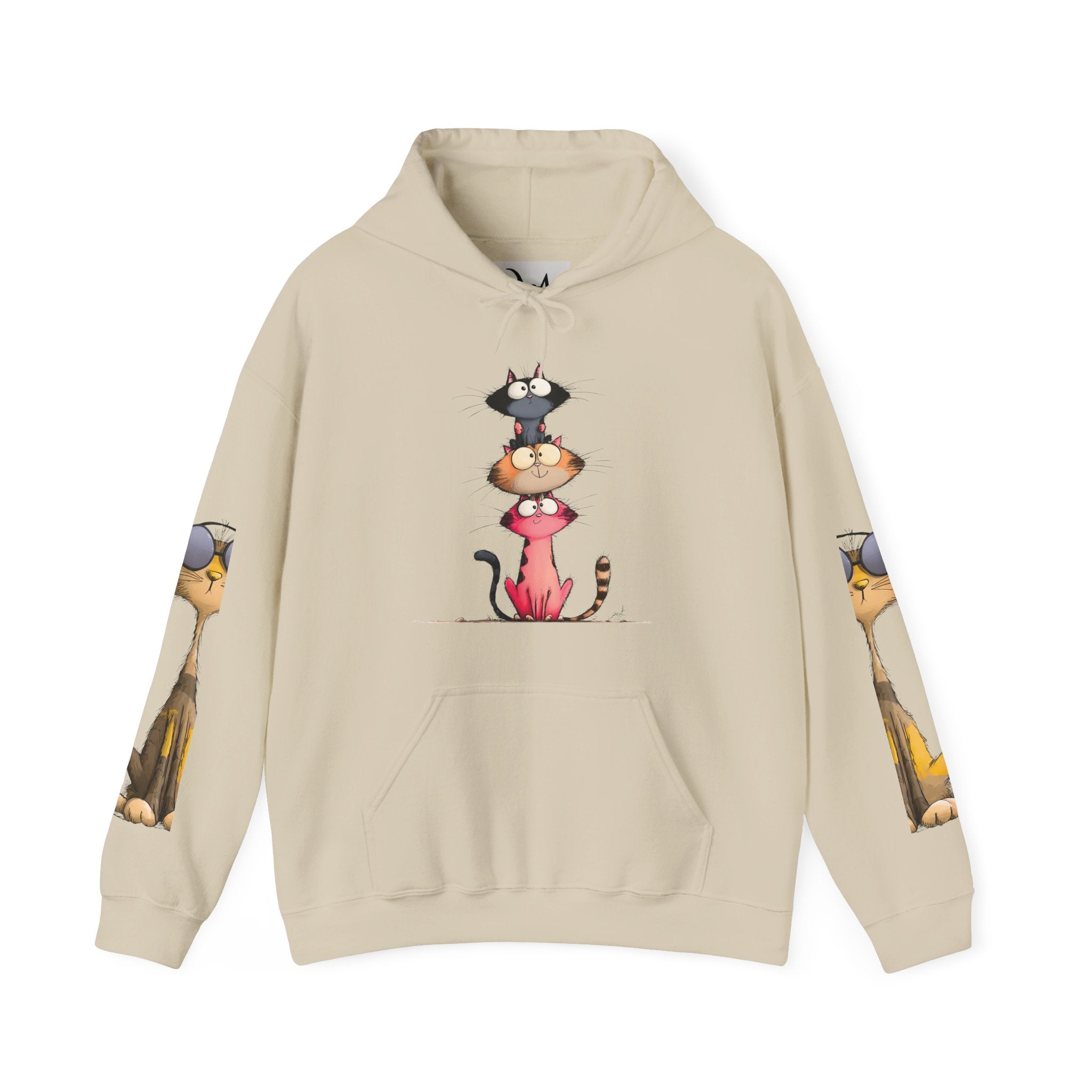 Respect My Wiring Hoodie-Cat Graphic Sweatshirt