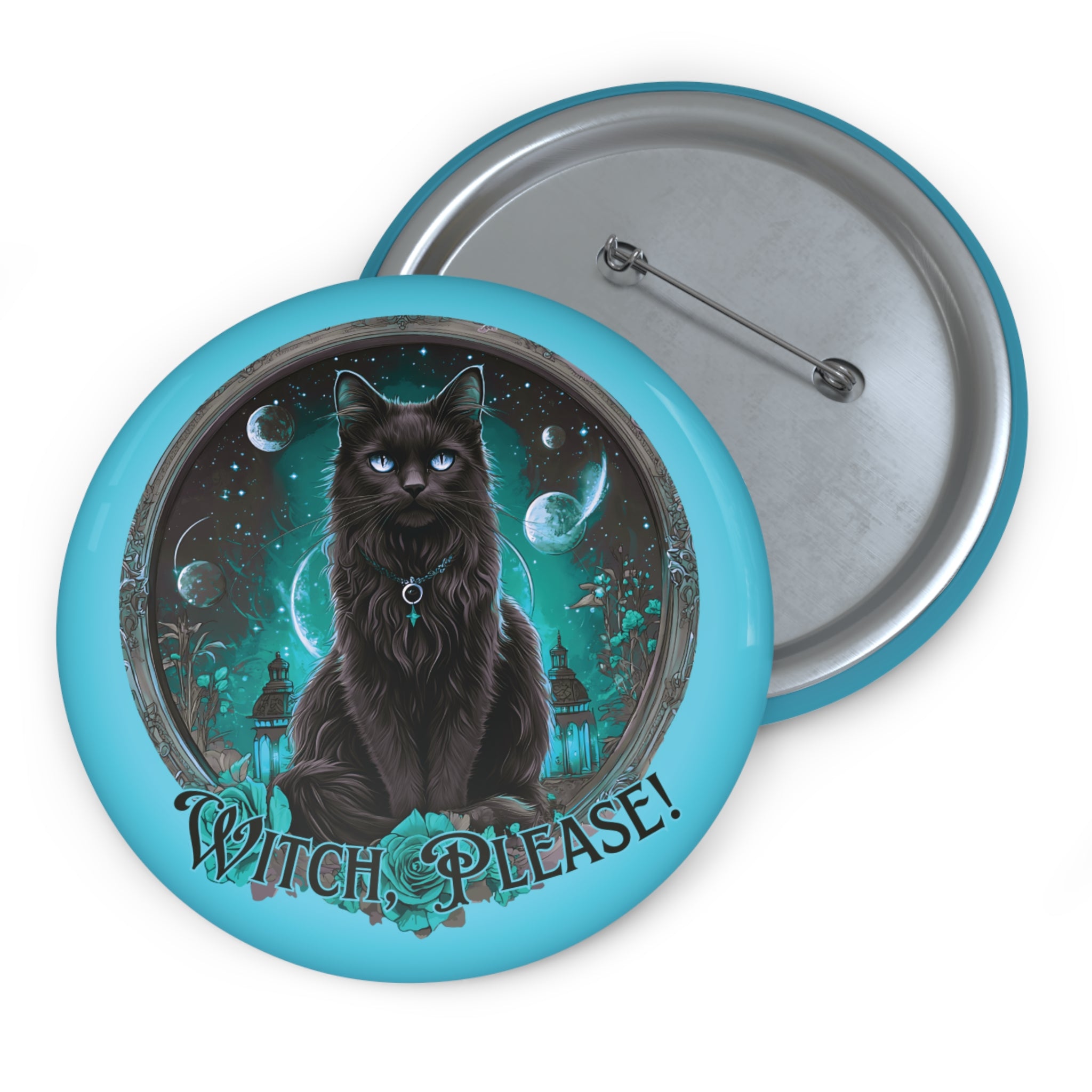 Witch Please – Mystical Black Cat Badge