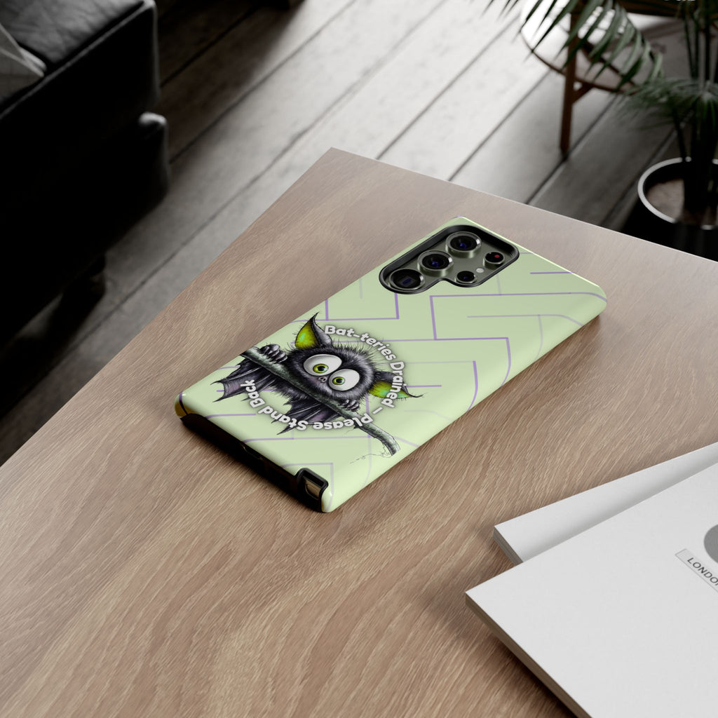 Bat-teries Drained Phone Case – Quirky Bat