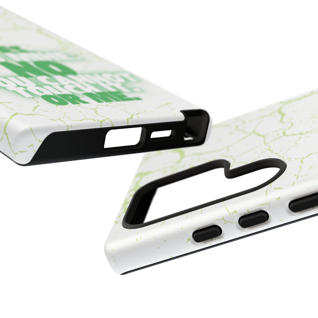 Sassy Quote Marble Crack Phone Case