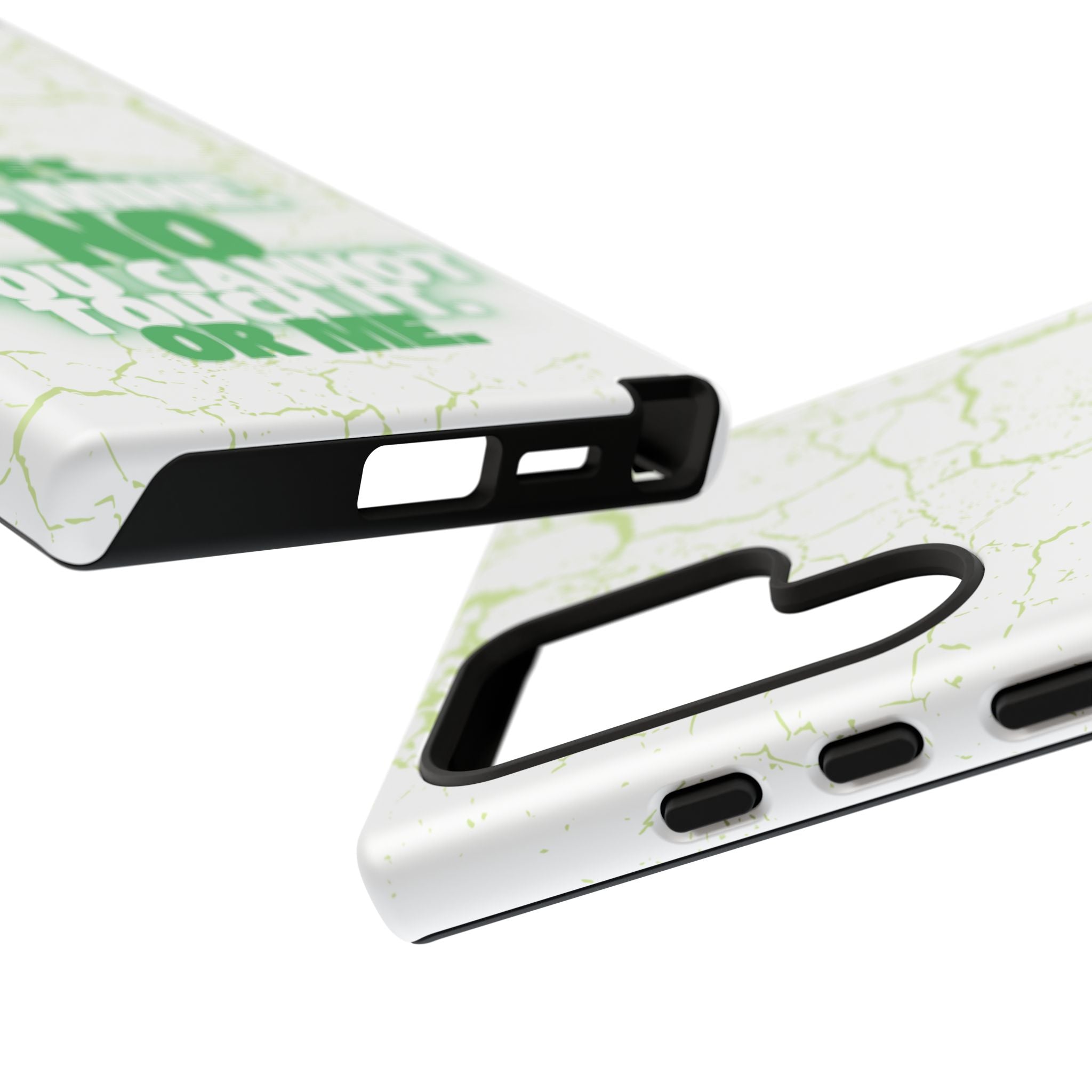 Sassy Quote Marble Crack Phone Case