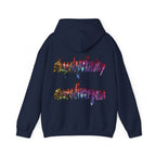 Unapologetically Neurodivergent Hoodie-Holographic Crystal Tree Design, Bold Identity Statement