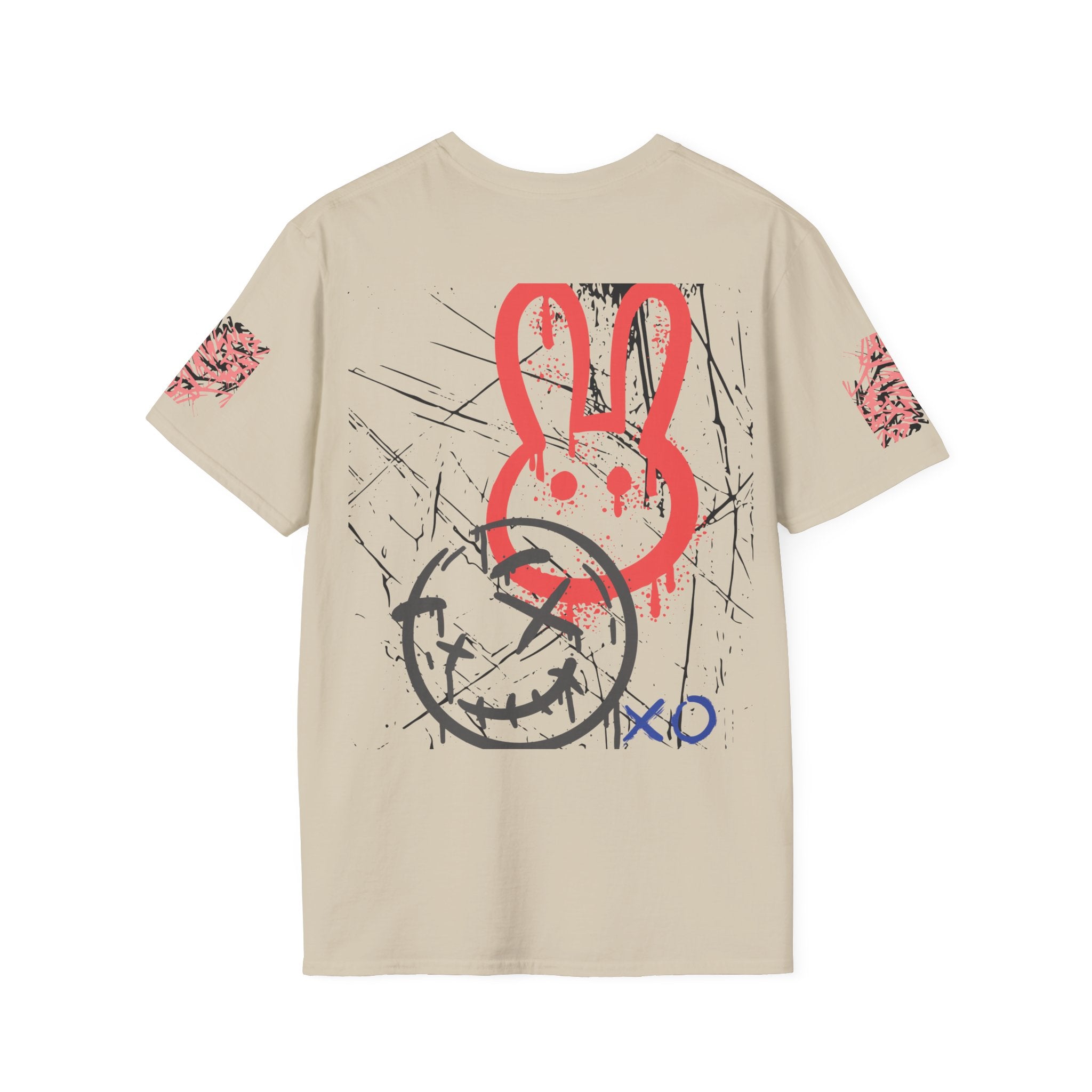 Graffiti Quote Tee – Bold Monochrome