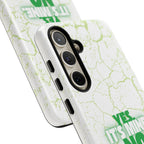 Sassy Quote Marble Crack Phone Case