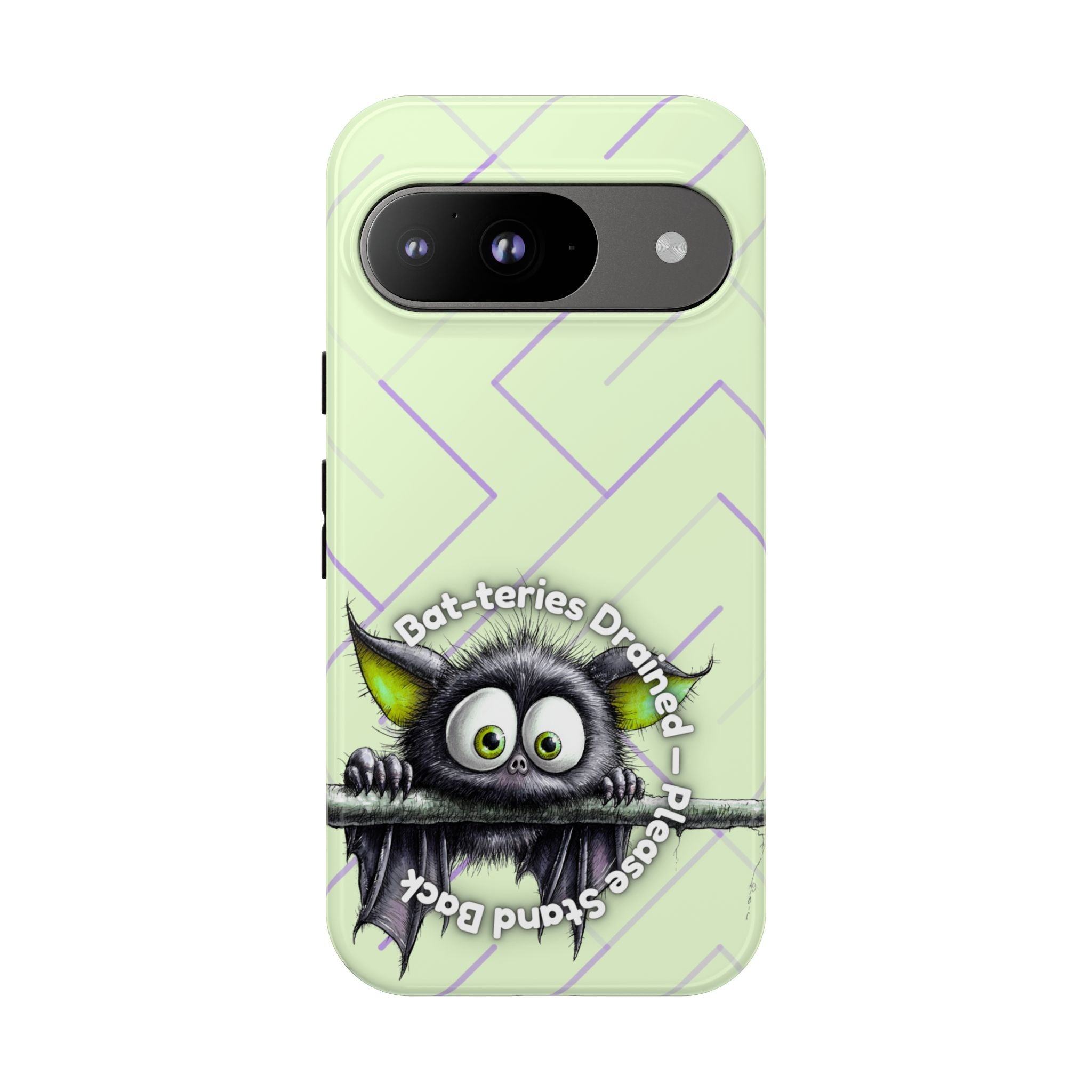 Bat-teries Drained Phone Case – Quirky Bat
