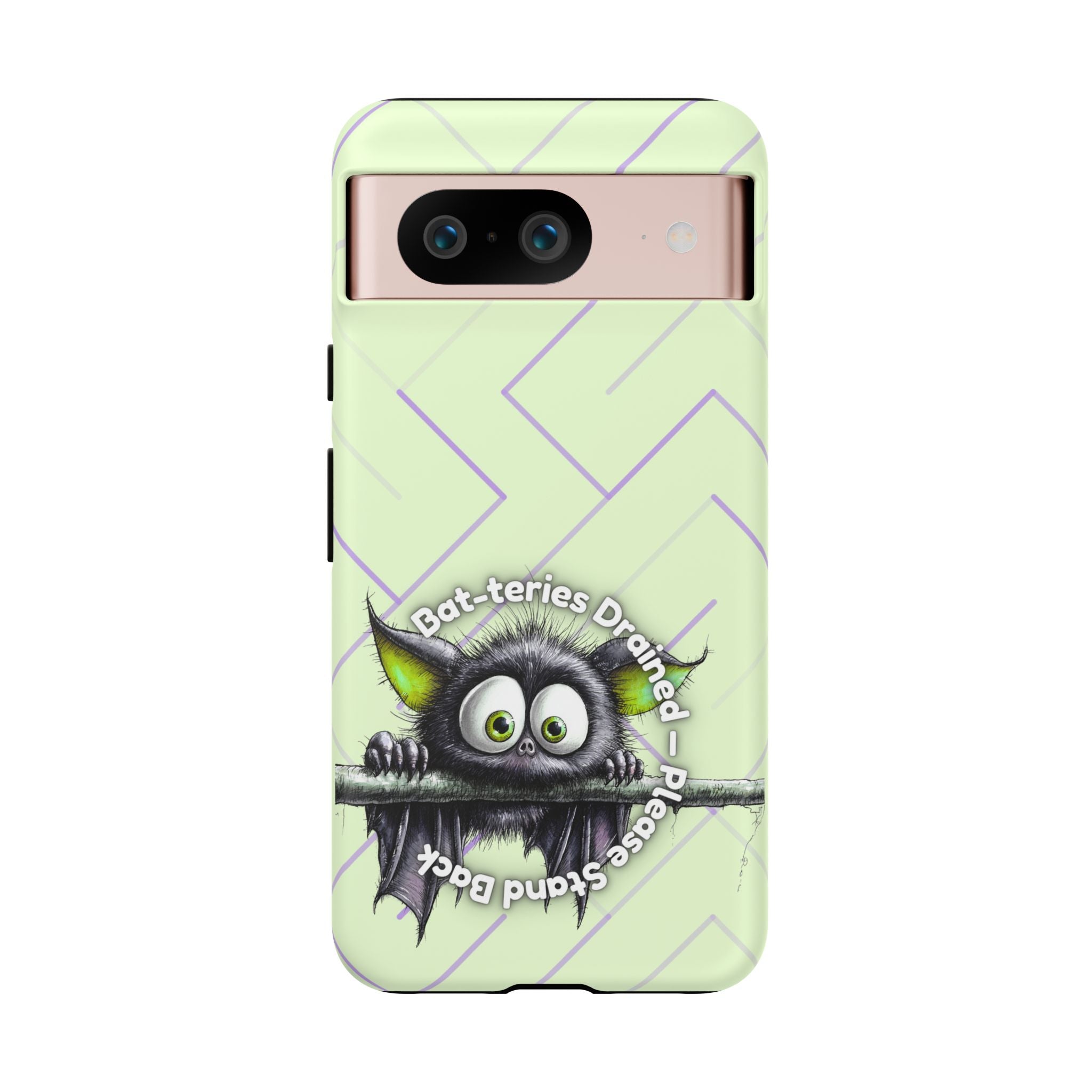 Bat-teries Drained Phone Case – Quirky Bat