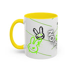 No! Full Stop Mug – Neon Graffiti Bear