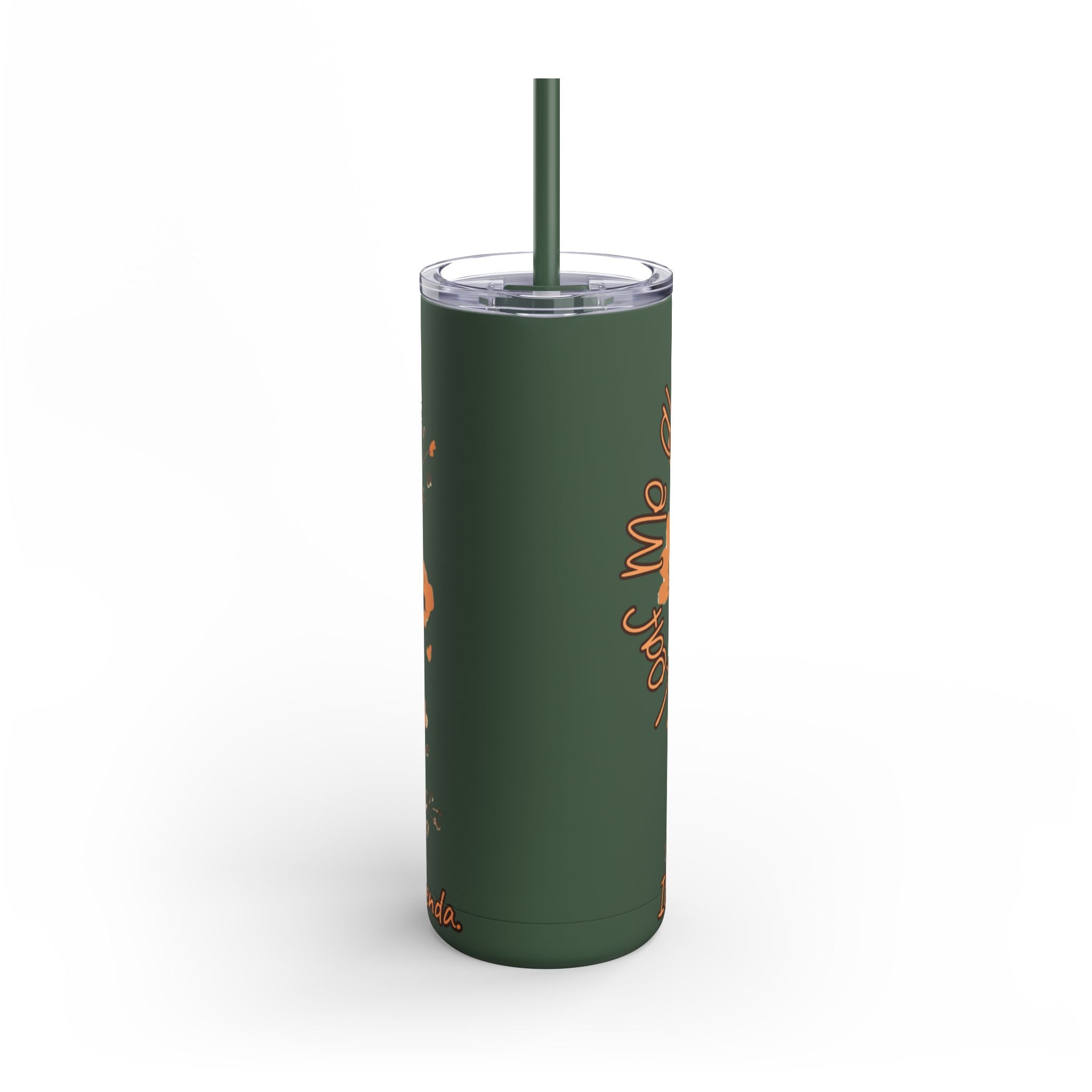 Leaf Me Alone – Limited Edition Fall Ghost Skinny Tumbler (20oz / 600ml)