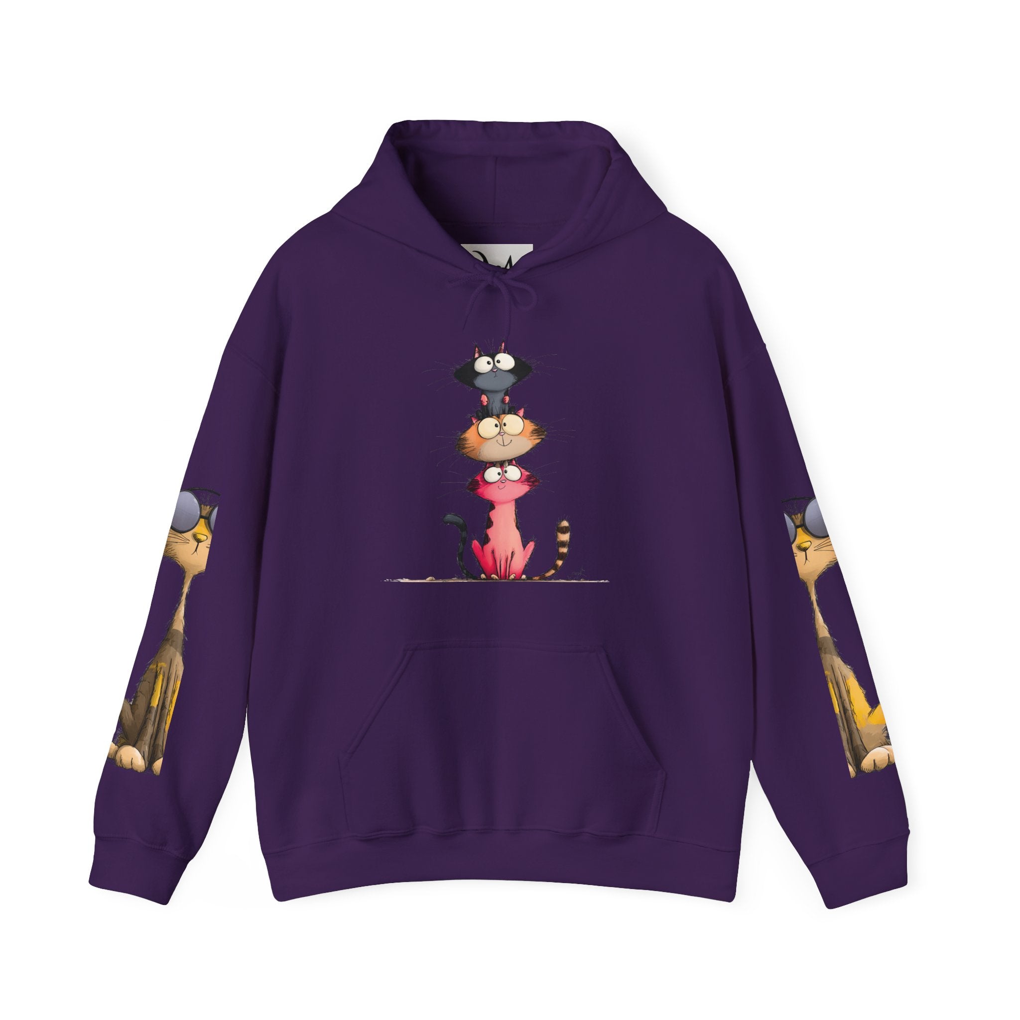 Respect My Wiring Hoodie-Cat Graphic Sweatshirt