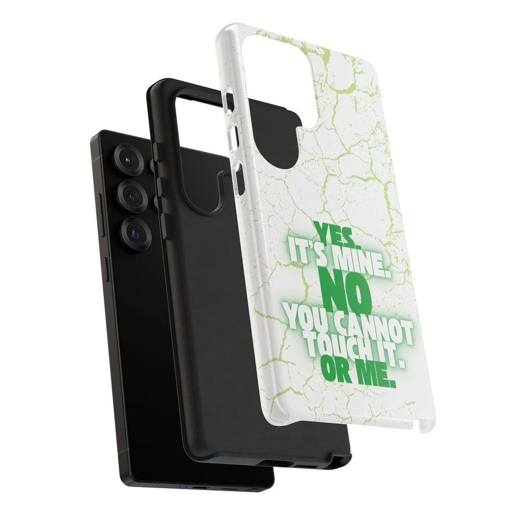 Sassy Quote Marble Crack Phone Case