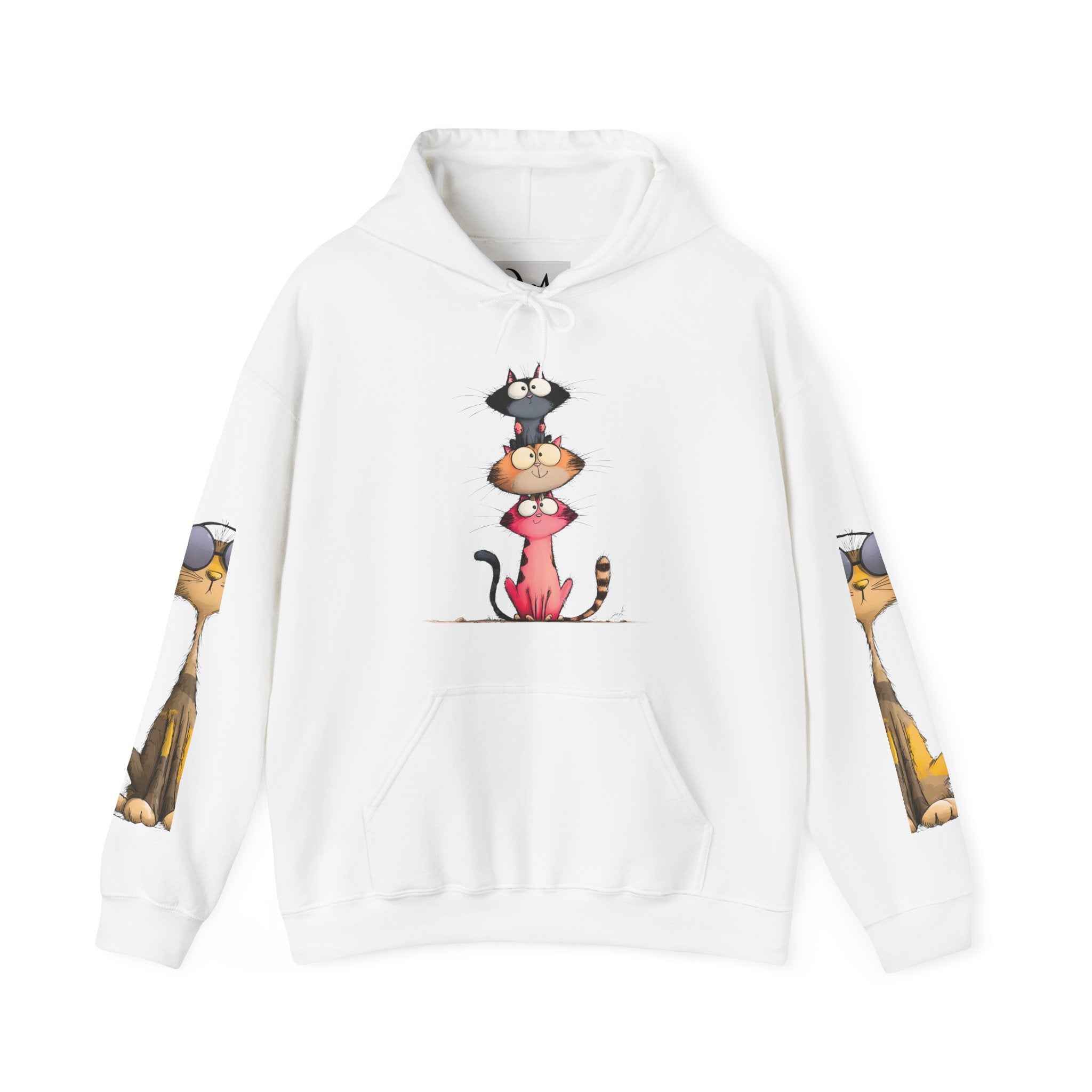 Respect My Wiring Hoodie-Cat Graphic Sweatshirt