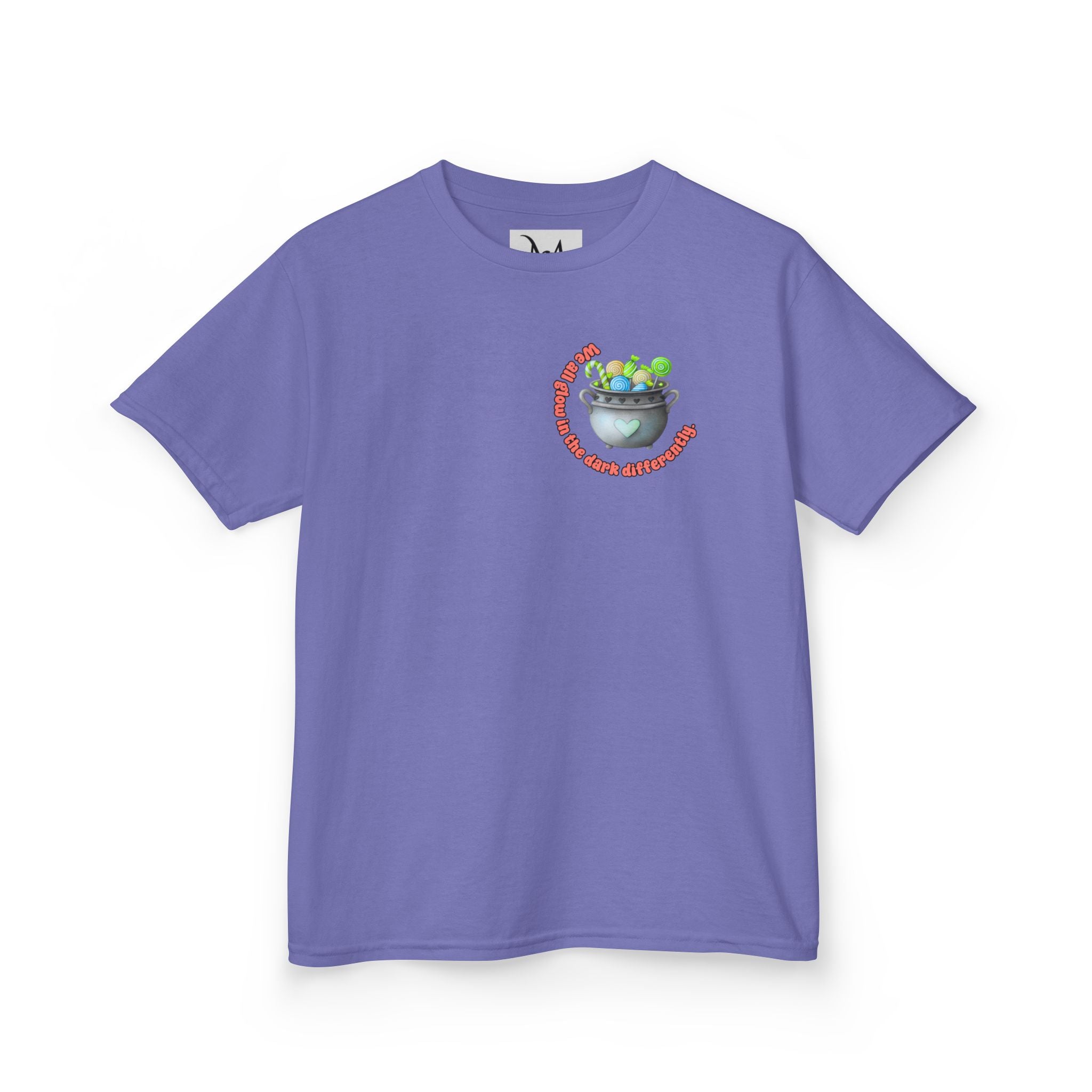 “Boo! Different Brains Are Cool Too” Kids Halloween T-Shirt – Inclusive Slogan Tee