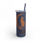 Witch, Please , Skinny Matte Tumbler with Straw (20oz / 600ml)