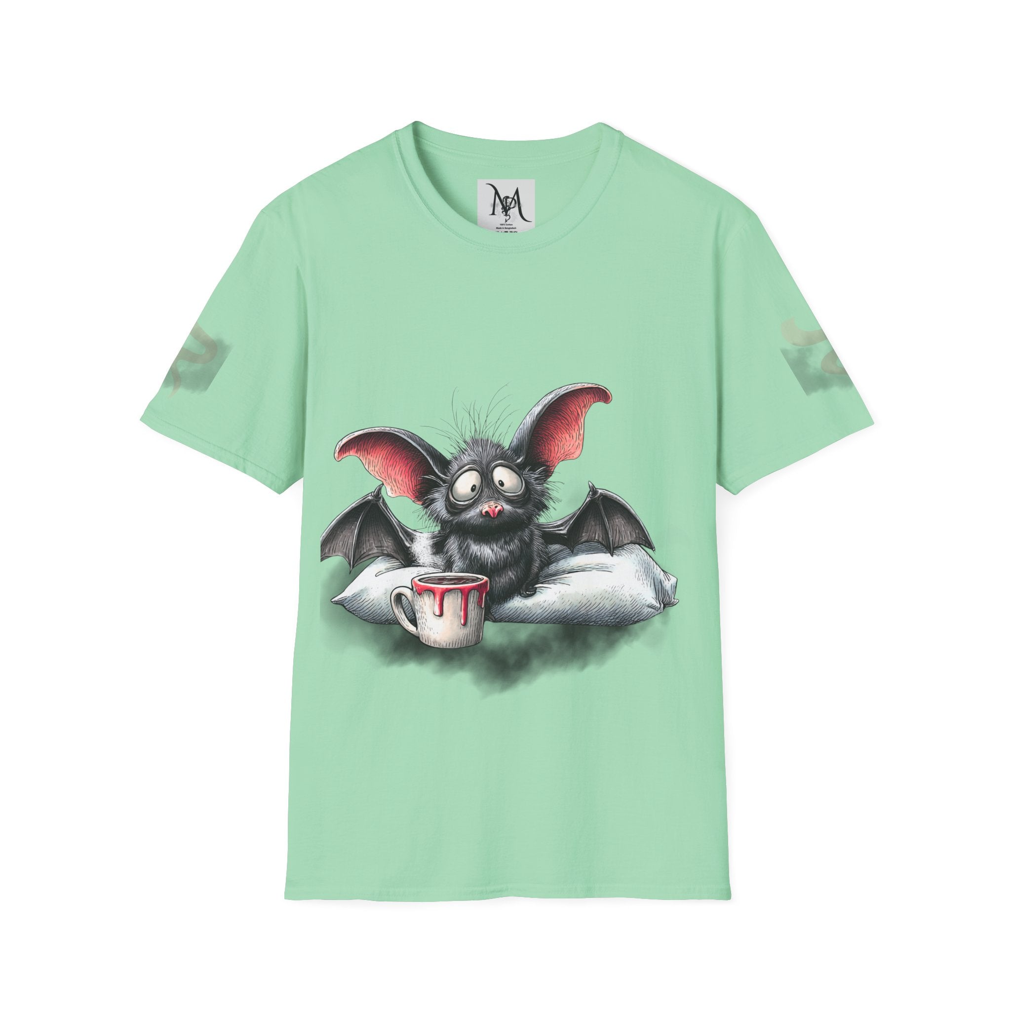 Bat-teries Drained – Cute and Funny Bat T-Shirt