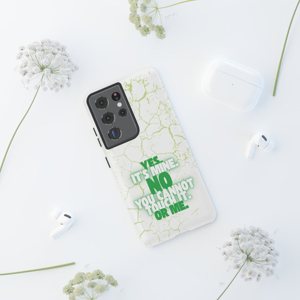 Sassy Quote Marble Crack Phone Case