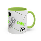 No! Full Stop Mug – Neon Graffiti Bear