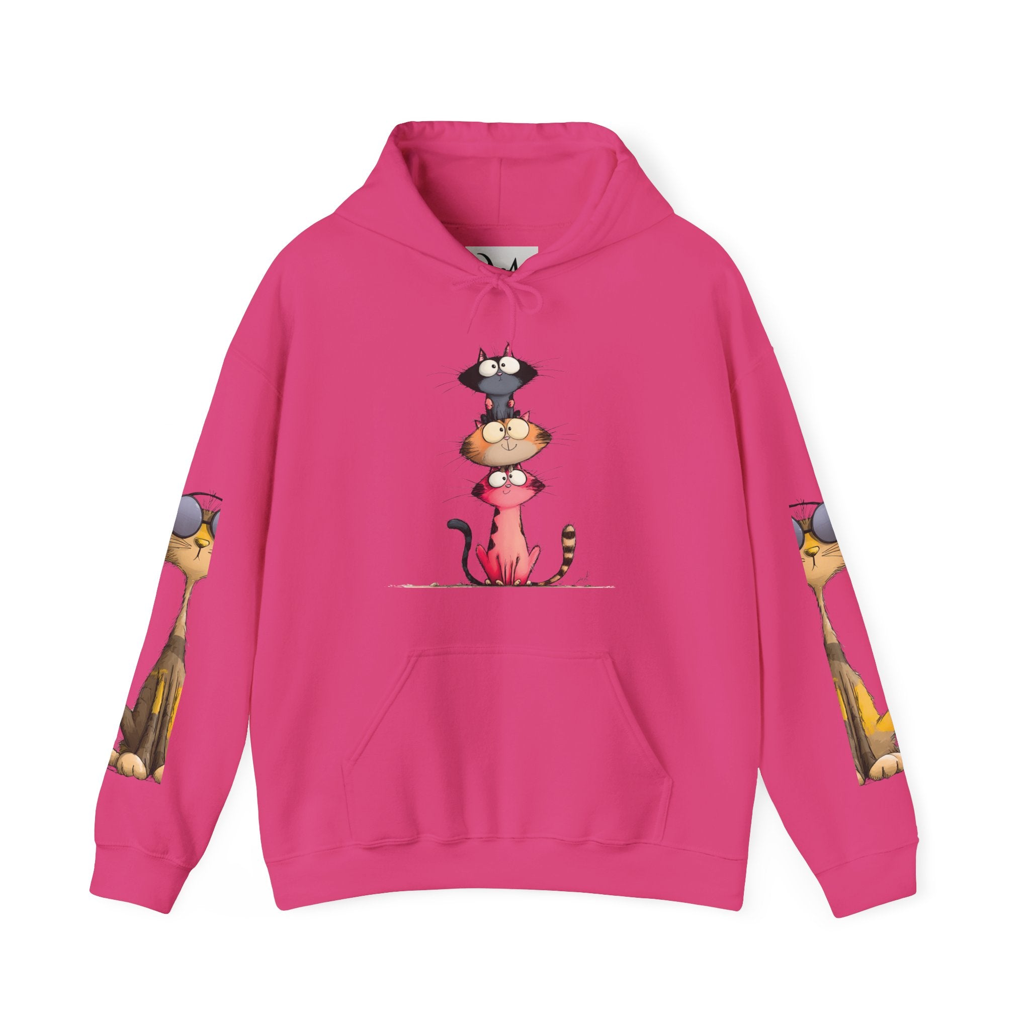 Respect My Wiring Hoodie-Cat Graphic Sweatshirt