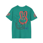 Graffiti Quote Tee – Bold Monochrome