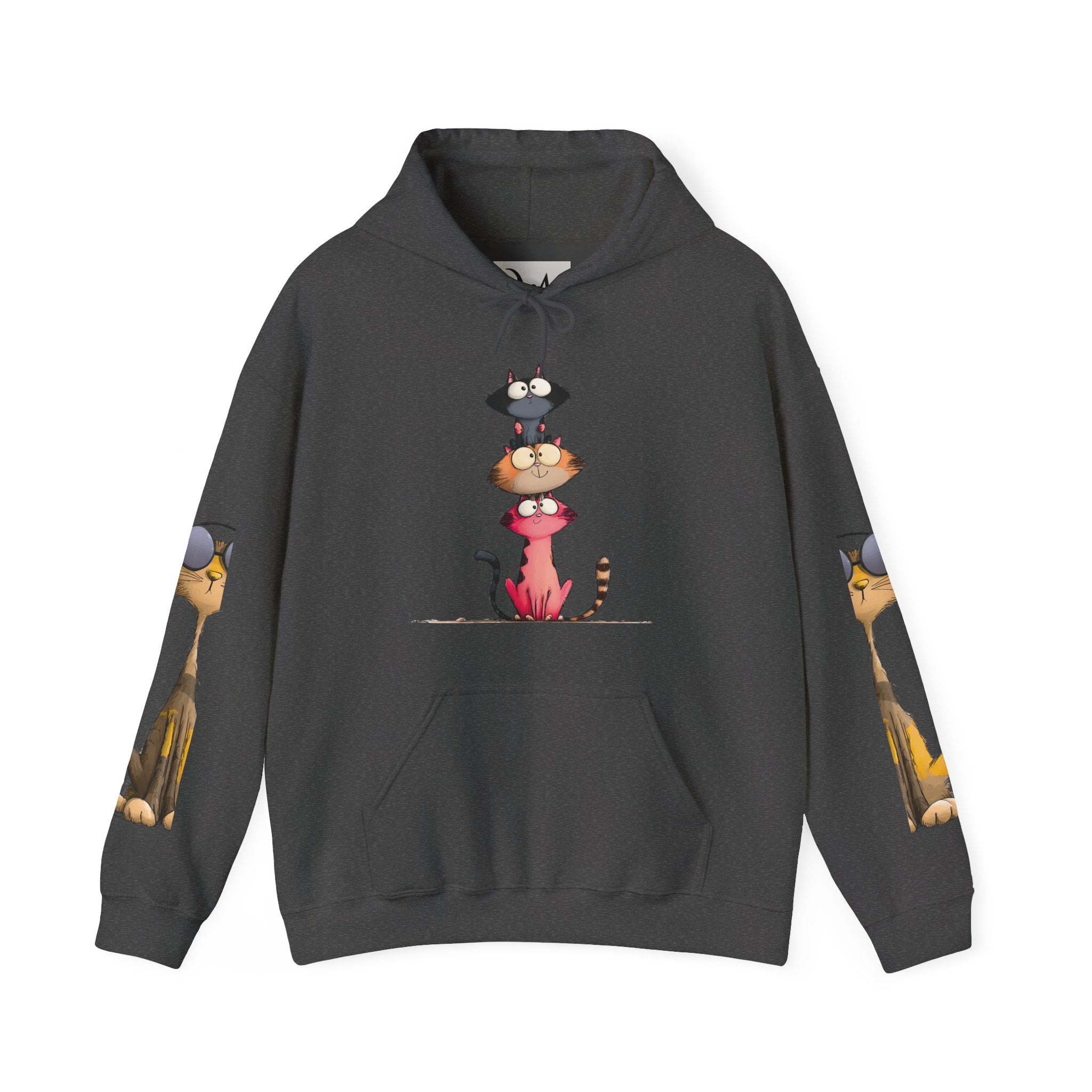 Respect My Wiring Hoodie-Cat Graphic Sweatshirt