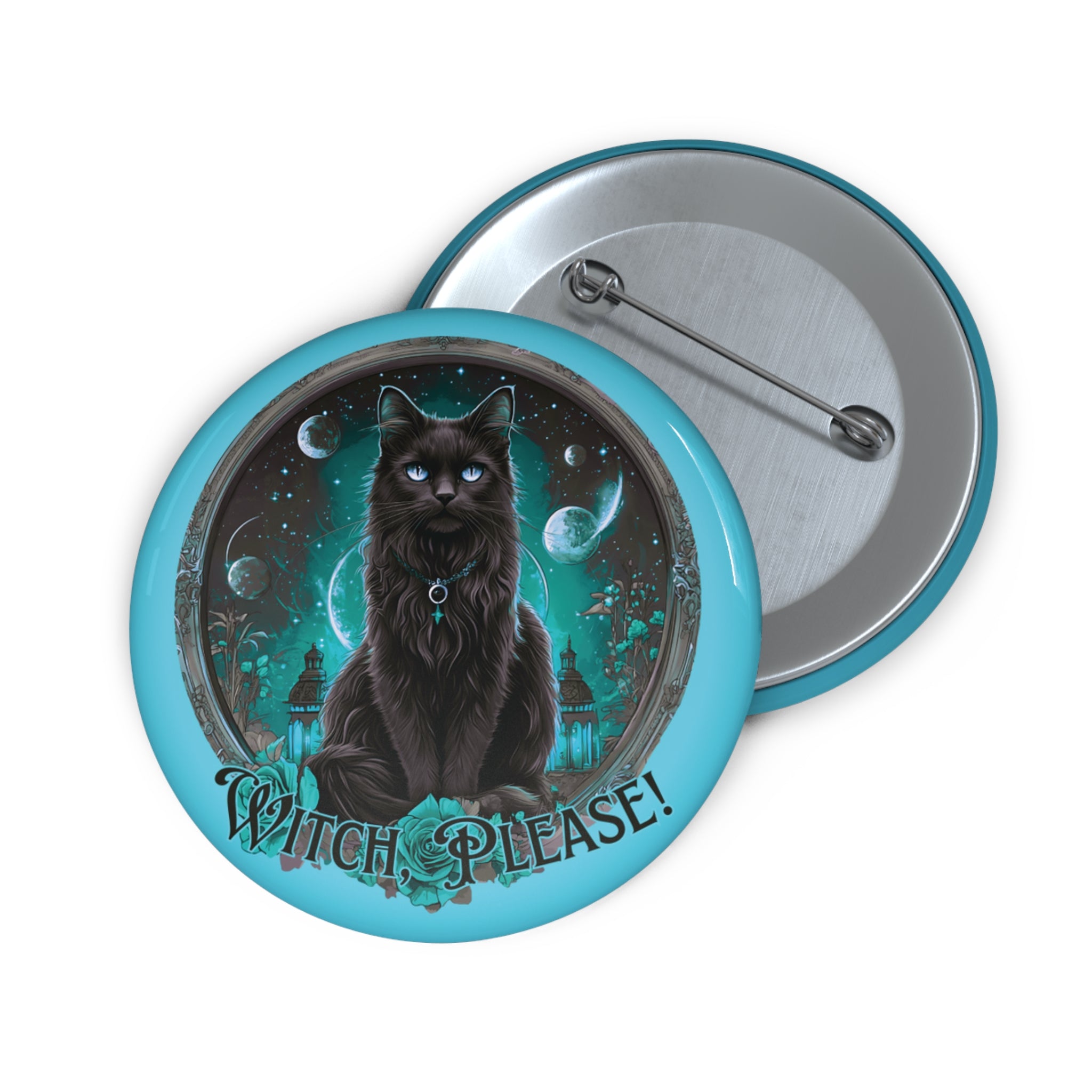 Witch Please – Mystical Black Cat Badge
