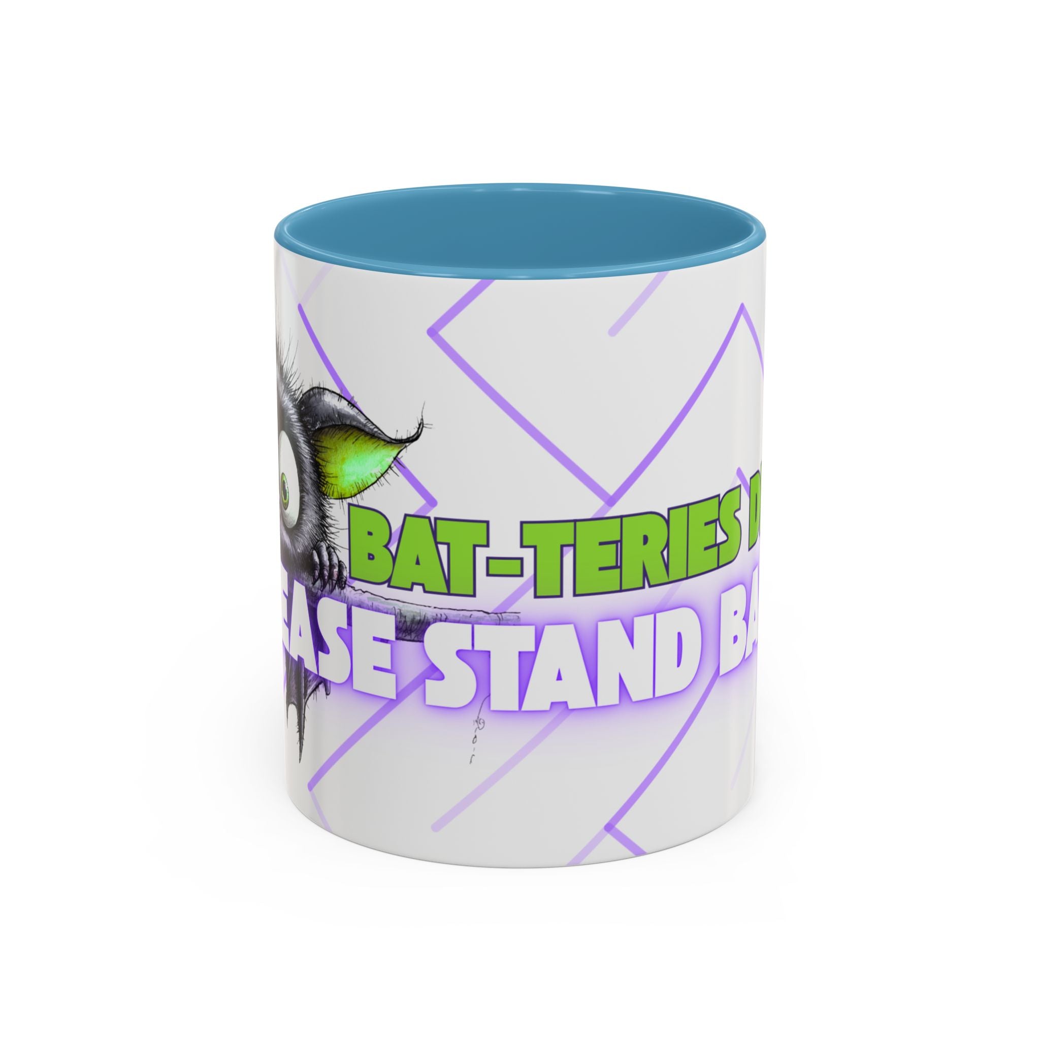 Bat-teries Drained Mug – Quirky Bat Design