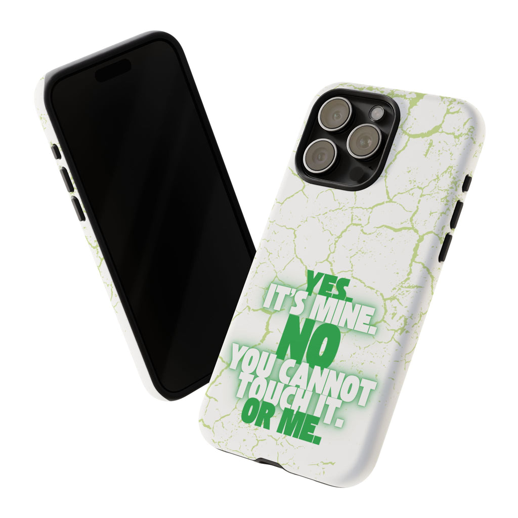 Sassy Quote Marble Crack Phone Case