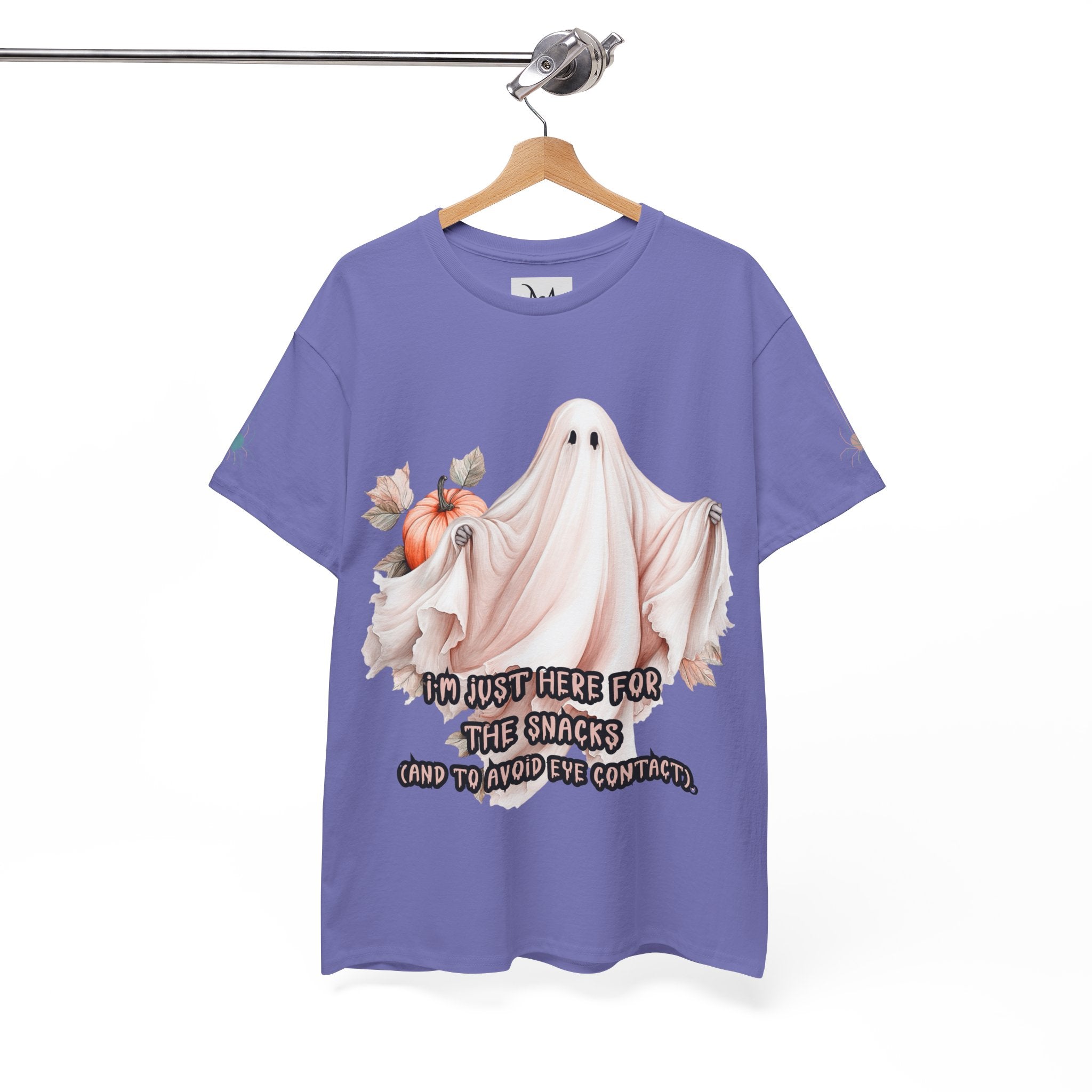 Here for the Snacks (and Avoiding Eye Contact) Halloween Tee