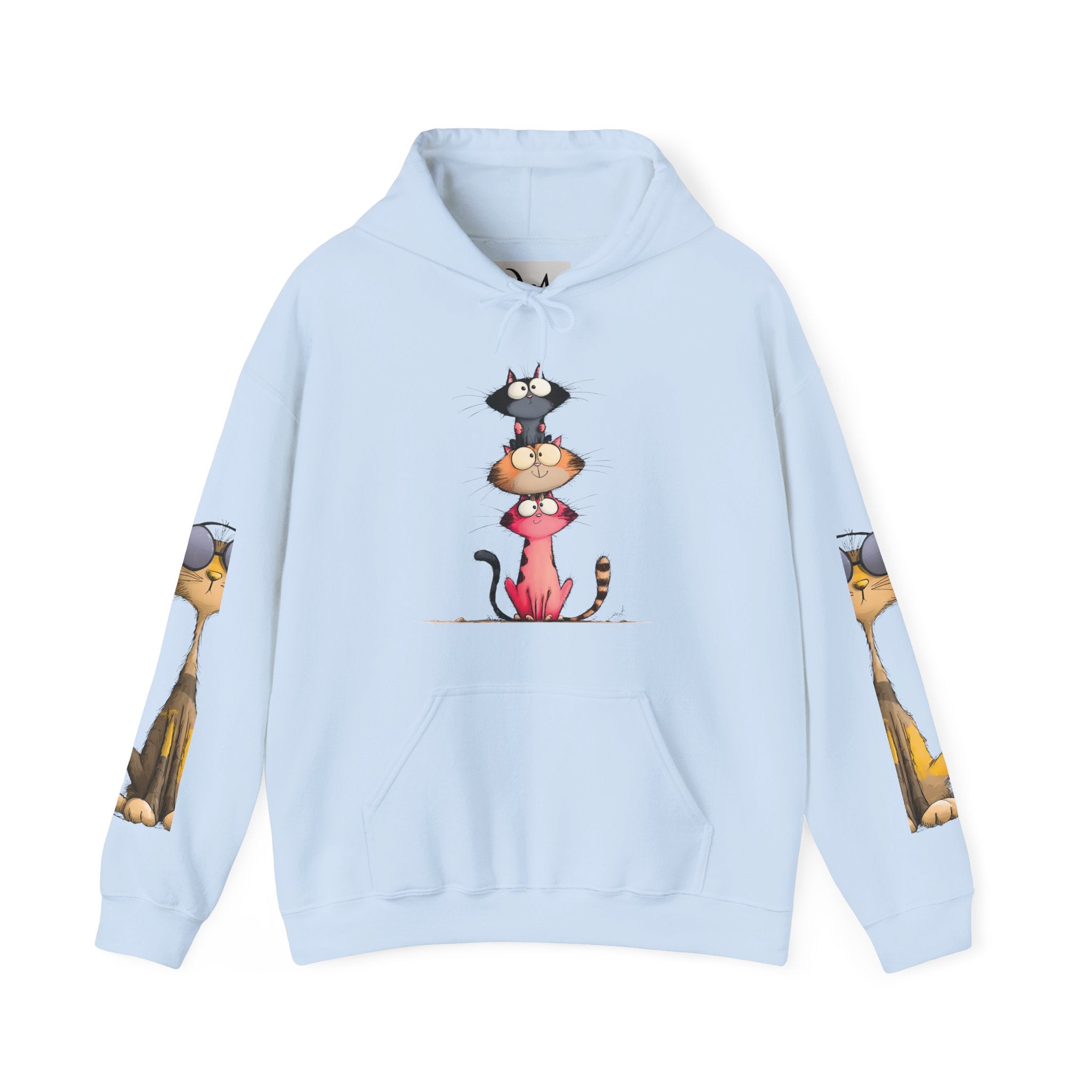 Respect My Wiring Hoodie-Cat Graphic Sweatshirt