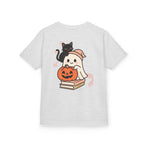 “Trick-or-Treating at My Pace” Kids Halloween T-Shirt – Inclusive Ghost & Pumpkin Design