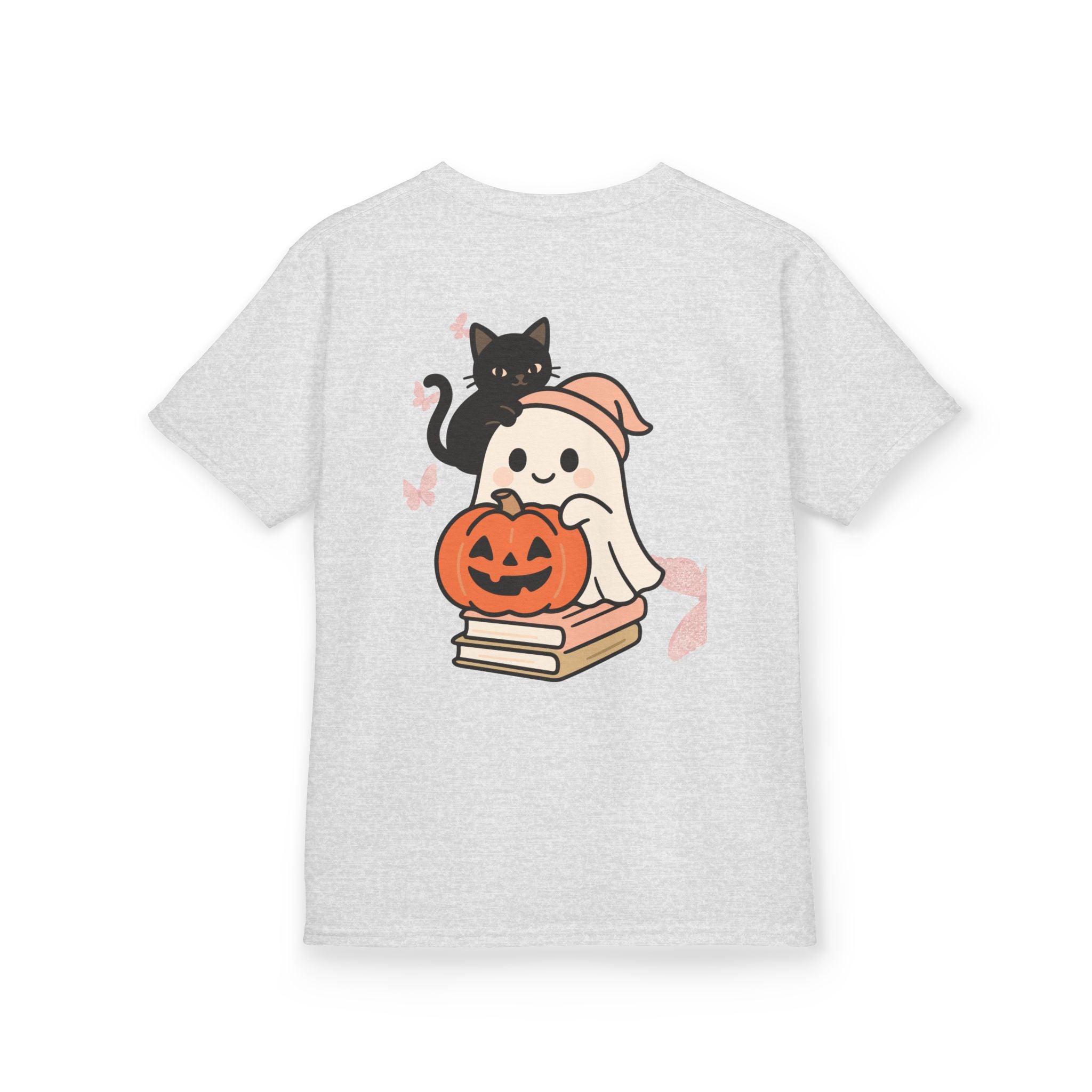 “Trick-or-Treating at My Pace” Kids Halloween T-Shirt – Inclusive Ghost & Pumpkin Design