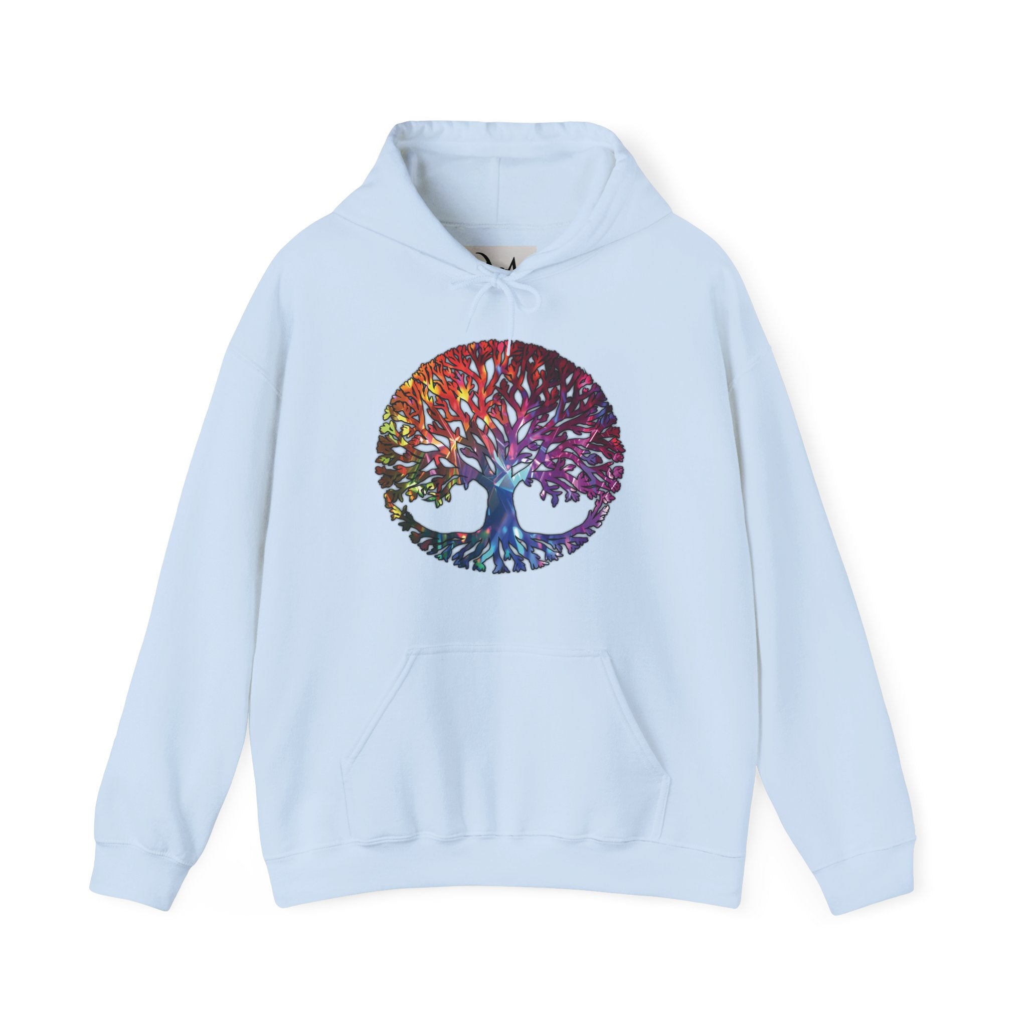 Unapologetically Neurodivergent Hoodie-Holographic Crystal Tree Design, Bold Identity Statement