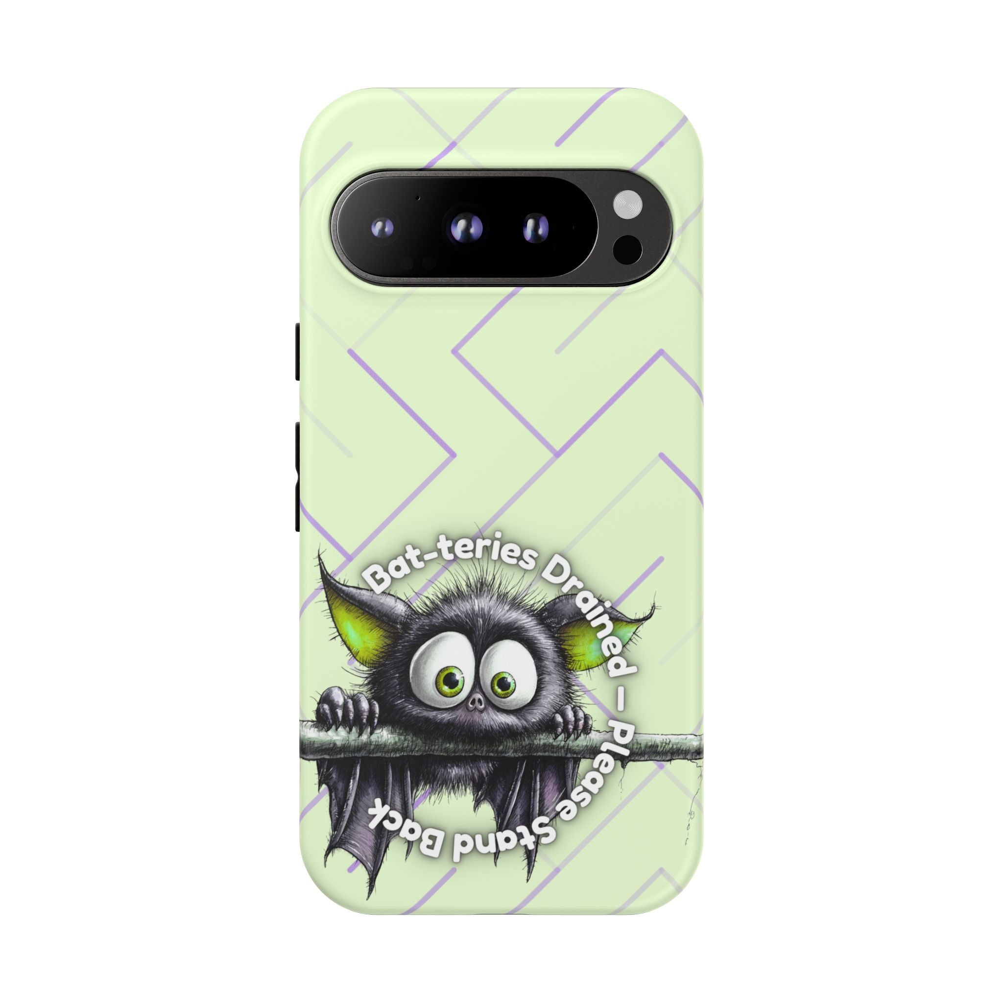 Bat-teries Drained Phone Case – Quirky Bat