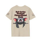 Bat-teries Drained – Cute and Funny Bat T-Shirt