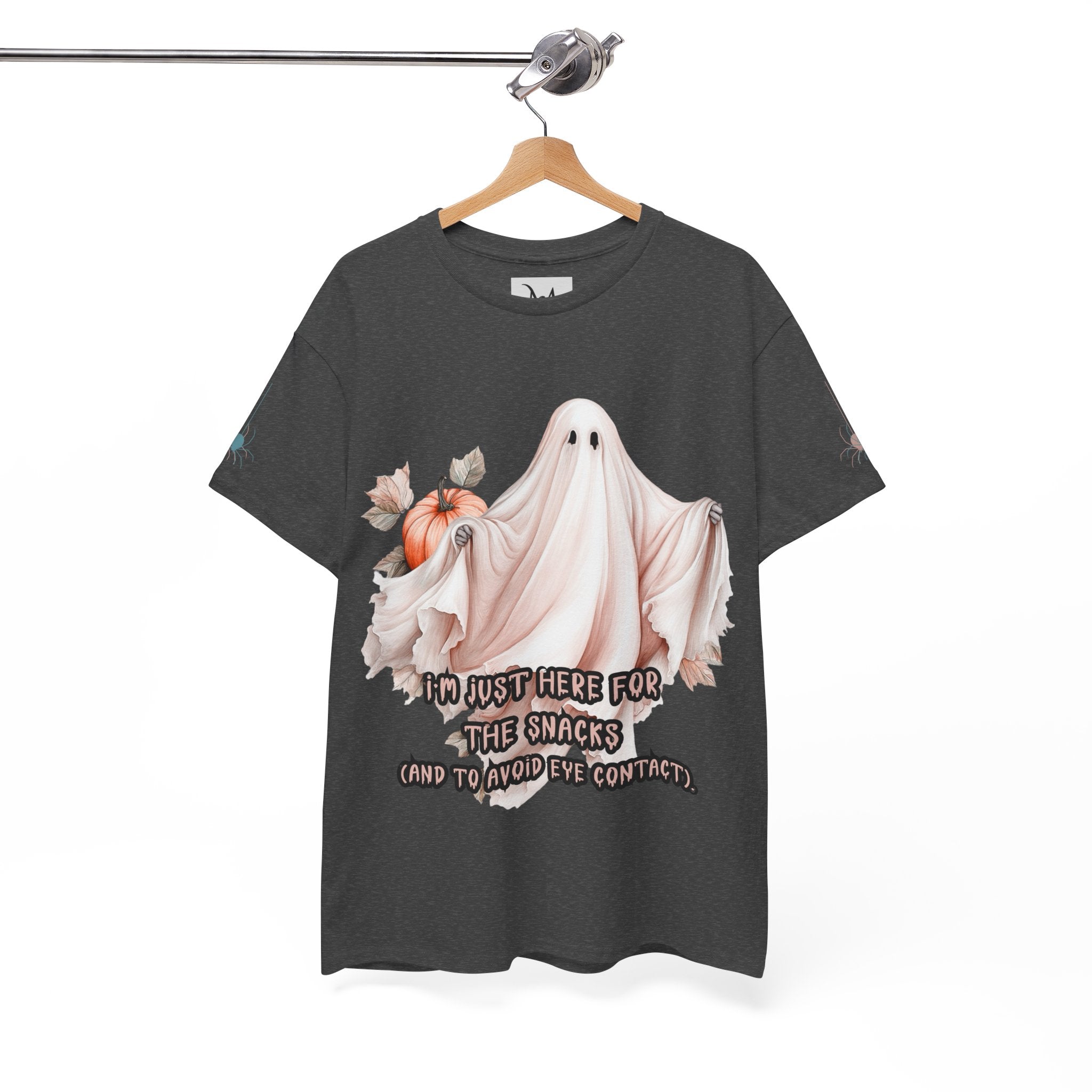 Here for the Snacks (and Avoiding Eye Contact) Halloween Tee