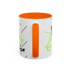 No! Full Stop Mug – Neon Graffiti Bear