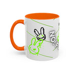 No! Full Stop Mug – Neon Graffiti Bear