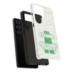 Sassy Quote Marble Crack Phone Case