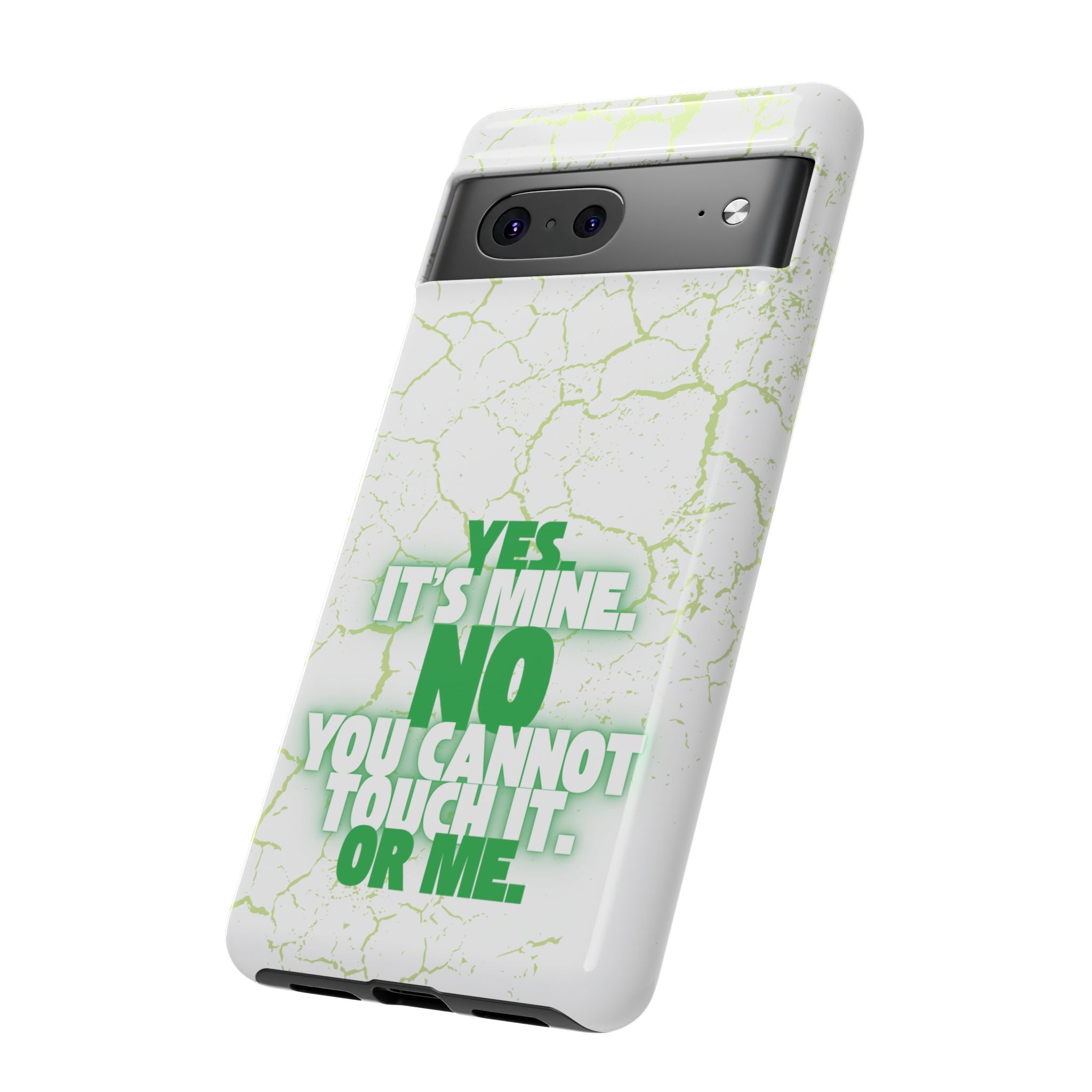 Sassy Quote Marble Crack Phone Case