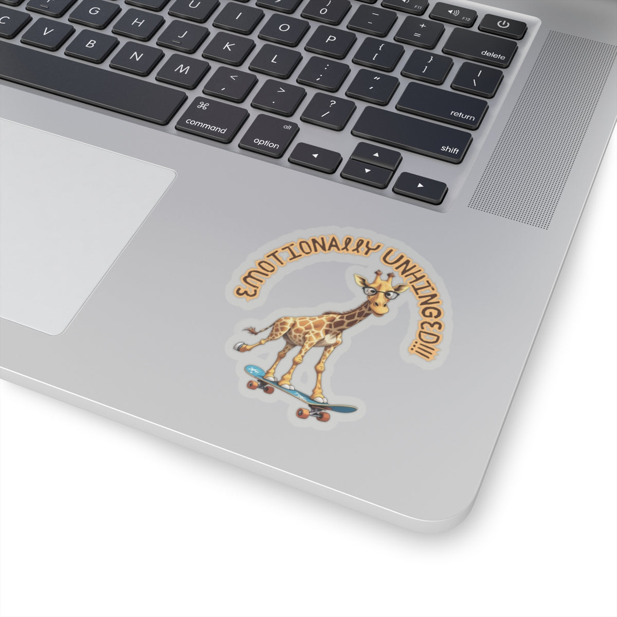 Emotionally Unhinged Giraffe Sticker