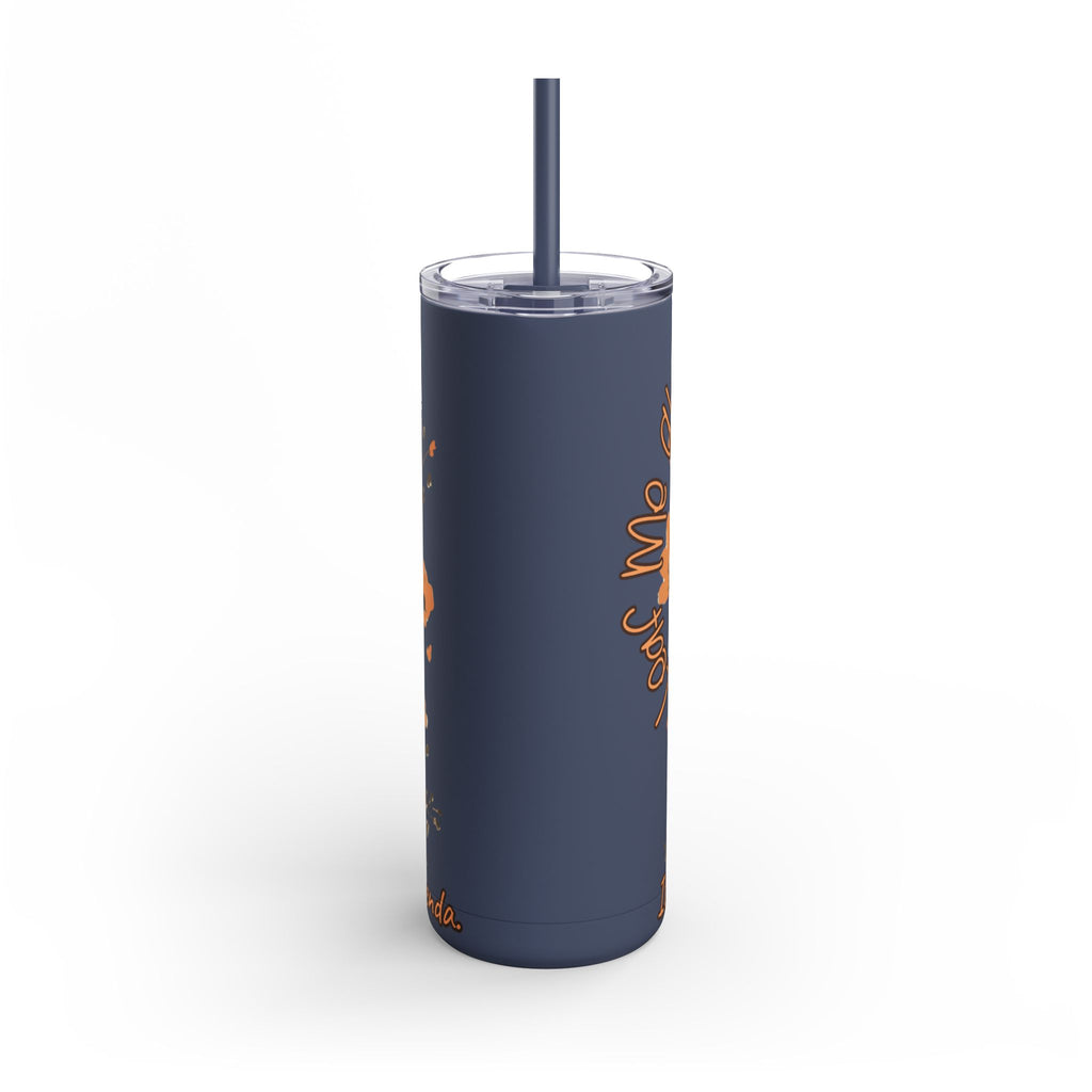 Leaf Me Alone – Limited Edition Fall Ghost Skinny Tumbler (20oz / 600ml)